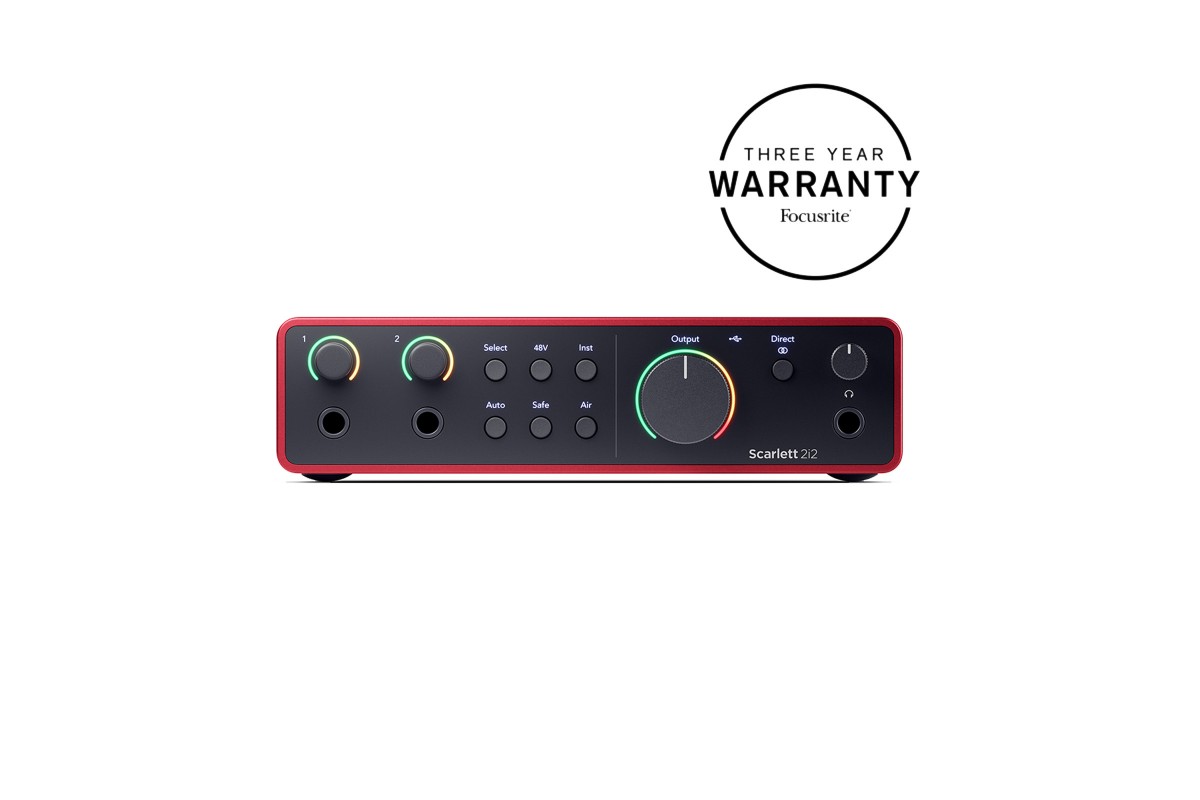 Focusrite Scarlett 2i2 4th Gen